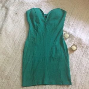 Green Mini Tube Dress----Stretchy!